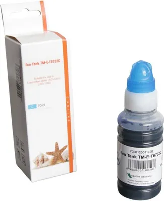 Produktbild von cyan Tinte/Tintenpatrone 4.2-C13T67324A kompatibel mit Epson C13T67324A [ 673 ]