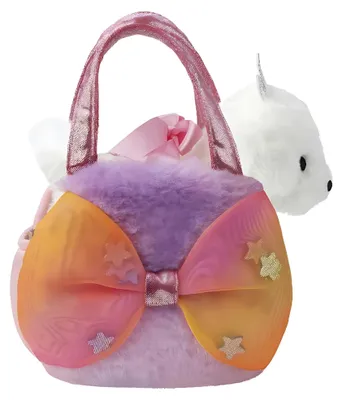 Produktbild von Aurora Fancy Pals Big Bow Princess Puppy Bunt 20cm