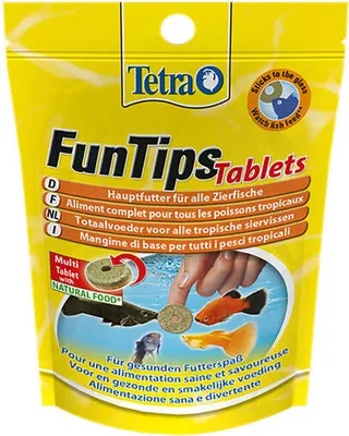 Produktbild von Tetra FunTips, Zierfisch, Trockenfischfutter, Tablet, 0,065 kg, 1 Stück(e)