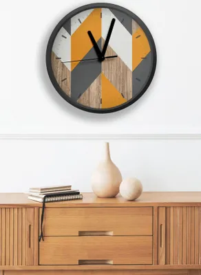 Obrázok produktu pre Opviq, Artavessa3Dclock1, Dekoratívne hodiny z MDF, Viacfarebné, 100 % MDF, 36 x 36 x 1 cm