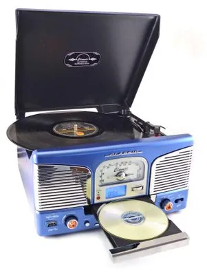 Image de Chaîne Hifi Rétro platine vinyle Multifonction UK