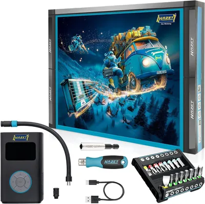 Produktbild von HAZET Adventskalender 2026 Weihnachtskalender Kompressor