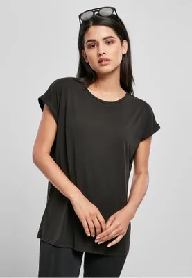 Produktbild von Urban Classics Ladies - Modal Extended Top schwarz - L