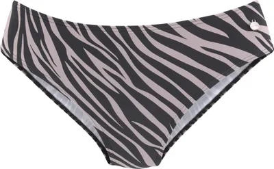 Produktbild von LASCANA Bikini-Hose Kaa schwarz-bedruckt Größe 38