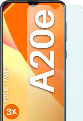 Produktbild von moex® 3x Schutzfolie kompatibel mit Samsung Galaxy A20e - Displayschutzfolie Anti Reflex Folie, Matt
