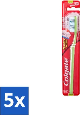 Produktbild von Colgate Zahnbürste Double Action Medium - Vorteilspack - 5 Stücke