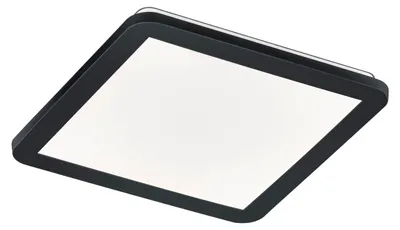 Zdjęcie produktu dla Plafon LED kwadratowy CAMILLUS czarno-biały 18W Ciepła biel 1650lm tworzywo sztuczne wym:3x30x30cm IP44 RL