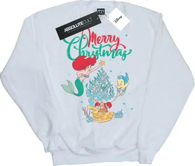 Produktbild von Disney - "Merry Christmas" Sweatshirt für Herren BI48803 (L) (Weiß)