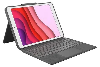 Immagine prodotto di Custodia per tastiera - Logitech - Combo Touch - AZERTY - Compatibile con iPad 9ª generazione, 8ª generazione e 7ª generazione