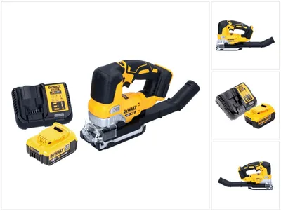 Immagine prodotto di Seghetto alternativo a pendolo a batteria DeWalt DCS 334 M1 18 V senza spazzole + 1x batteria ricaricabile 4,0 Ah + caricabatterie