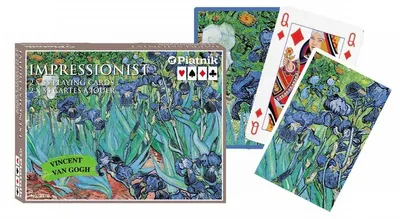 Produktbild von Piatnik 2376 - Spielkarten-Set Van Gogh - Iris