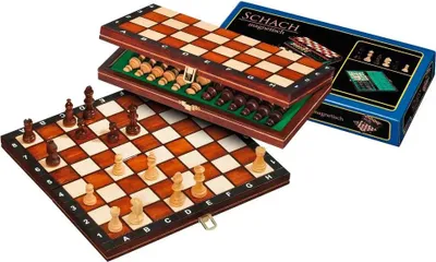 Image de Philos Jeu d'échecs de voyage magnétique 26,5 x 13,5 cm