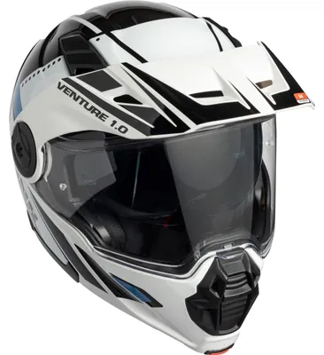 Zdjęcie produktu dla kask iXS z klapką Venture 1.0 czarno-biało-antracytowy XS