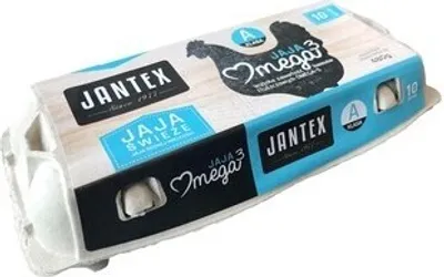 Produktbild von Jantex Käfigeier mit hohem Gehalt an Omega-3-Fettsäuren 10 Stück.