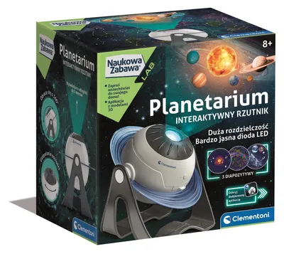 Zdjęcie produktu dla Clementoni Naukowa Zabawa Interaktywne Planetarium Rzutnik 50871