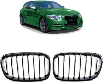 Produktbild von SET Performance Kühlergrill Grill Schwarz Matt passend für BMW 1er F20 F21 2011-2015