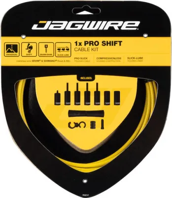 Produktbild von Jagwire Pro Shift 1x Schaltzugset Road & Mountain Gelb - Präzision & Optik
