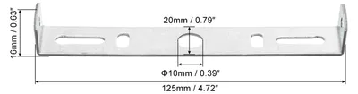 Produktbild von 2 Satz Deckenleuchte Platte Kit 125x20x15mm Beleuchtung K?rper Montagehalterung fš¹r Haus Bš¹ro Kronleuchter