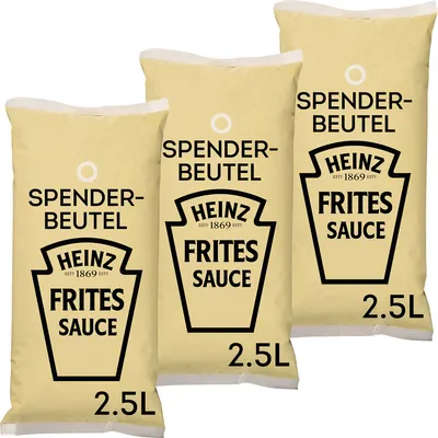 Obrázok produktu pre Heinz Frites omáčka s dávkovačom svetlá krémová 3 x 2500ml 7500ml