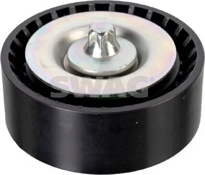 Produktbild von SWAG 33 10 2239 Umlenkrolle Keilrippenriemen 60mm passend für MERCEDES-BENZ B-Klasse (W246, W242) A-Klasse (W176) CLA Coupe (C117) GLA (X156)