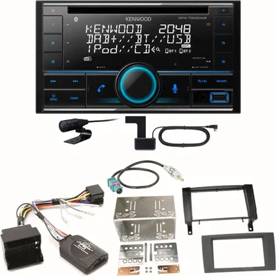 Produktbild von Kenwood DPX-7300DAB Bluetooth Digitalradio Einbauset für Mercedes SLK R171