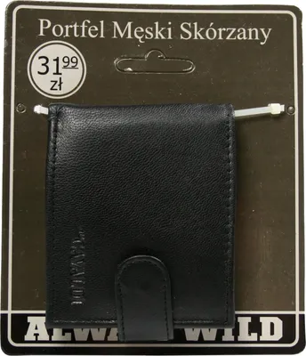 Produktbild von 4U Cavaldi Portemonnaie aus Leder für Männer Omugug schwarz One size