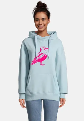 Produktbild von salzhaut Uni Hoodie ODDEBODJE UNI - Möwe S