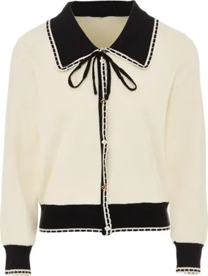 Immagine prodotto di Cardigan da donna NAEMI - lana bianca, XS/S