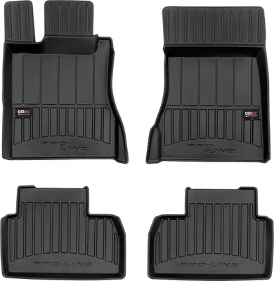 Zdjęcie produktu dla 1998-2005 Mercedes S Class W220 dywaniki podłogowe TPE czarne 4 szt