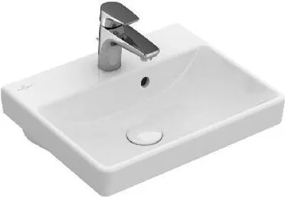 Zdjęcie produktu dla Villeroy & Boch AVENTO umywalka 450 x 370 mm z przelewem biała 735845R1
