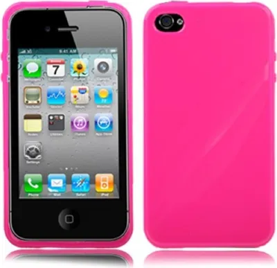 Produktbild von Schutzhülle TPU für Handy Apple iPhone 4 / 4s Pink