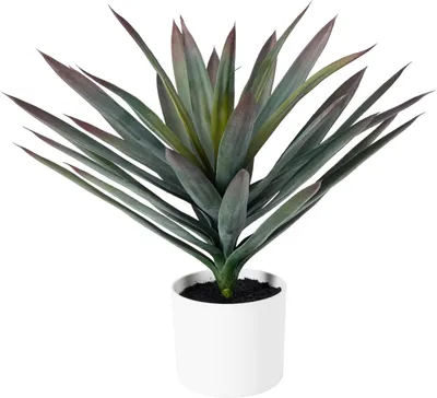 Obrázek produktu pro Umělá rostlina agáve v květináči 50 cm - zelená, H&L