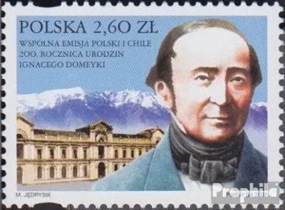 Produktbild von Briefmarken Polen 2002 Mi 3982 (kompl.Ausg.) gestempelt Domeyko
