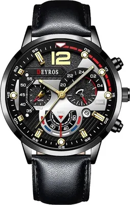 Produktbild von Deyros CL-25955 Herrenuhr - Schwarz für jeden Anlass KP25955