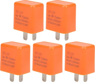Obrázek produktu pro 5ks/set 12V 2 Pin motocyklový blinkr nastavitelný LED blikač relé indikátoru směrového světla