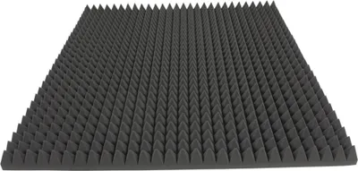 Produktbild von Akustikpur Akustikschaumstoff (Ca. 1 m² - Ca. 97,5 x 97,5 x 7 cm) Pyramidenschaumstoff - Schalldämmmatten zur effektiven Akustik Dämmung