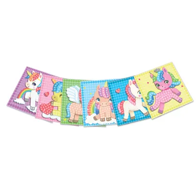 Produktbild von Playmais Mosaikkarten dekorieren Einhorn