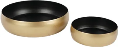 Immagine prodotto di Ciotola oro nero opaco 14,5 cm 2 assortiti set di 2 | 4 pezzi