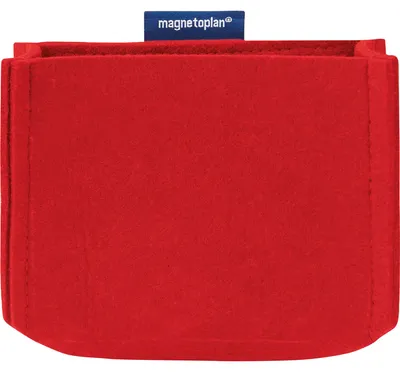 Image de magnetoplan 1227706 magnetoplan pot à crayons magnetoTray, medium, rouge