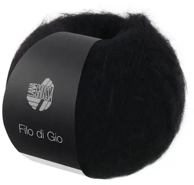 Produktbild von Lana Grossa - Filo di Gio 0008 schwarz