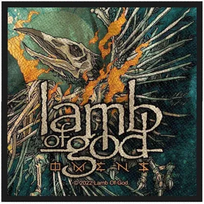 Produktbild von Lamb Of God Omens Aufnäher zum Aufnähen