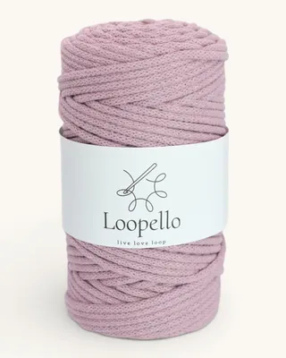 Produktbild von Loopello Baumwollkordel Classic 5 mm 100 m – Altrosa