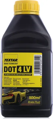 Produktbild von TEXTAR 95006100 DOT 4 Bremsflüssigkeit Brems Flüssigkeit 0,5L Brake Fluid