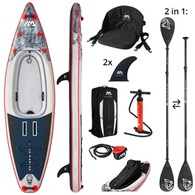 Immagine prodotto di Aqua Marina Cascade 11'2" SUP-Kayak 2 in 1: kayak e stand up paddle
