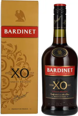 Image de Bardinet XO Extra Old Finest Brandy 40% Vol. 0,7l en boîte cadeau