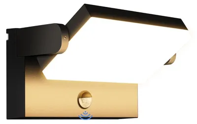 LED-Wandleuchte 60 W, Bewegungsmelder, 3000 K, IP65