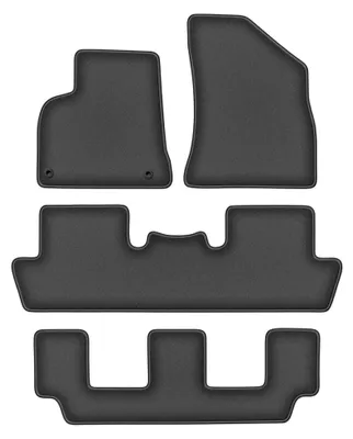 Immagine prodotto di Tappetini in moquette per Peugeot 5008 I 2009-2017 (7 posti) – set 4 pezzi, grigio grafite, su misura – Wielganizator DURBAN