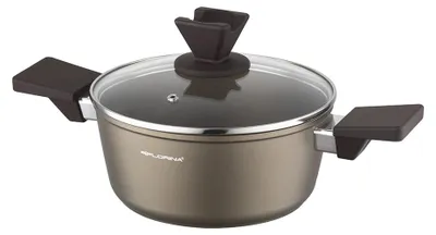 Image de Casserole en aluminium ASTON, 24 cm, 4 litres, avec couvercle