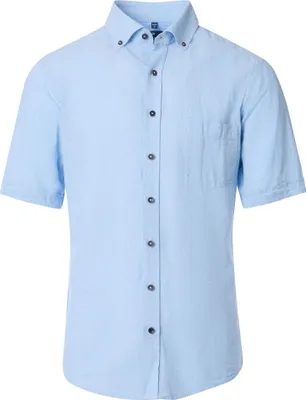 Produktbild von Redmond Herren Leinenhemd (251135999), Größe:6XL, Farbe:Blau(10)