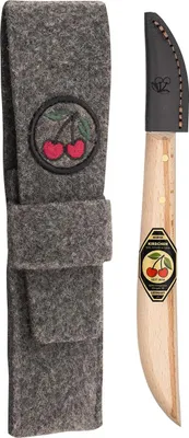 Produktbild von KIRSCHEN Kerbschnitzmesser in Filztasche 3358000 + Filztasche 3306000